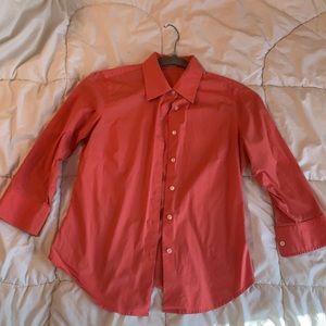 J Crew Coral Button Down